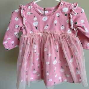 Hanna Andersson Pink Floral tutu Dress